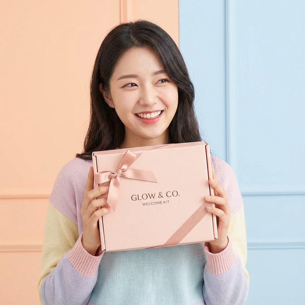 웰컴 키트 증정