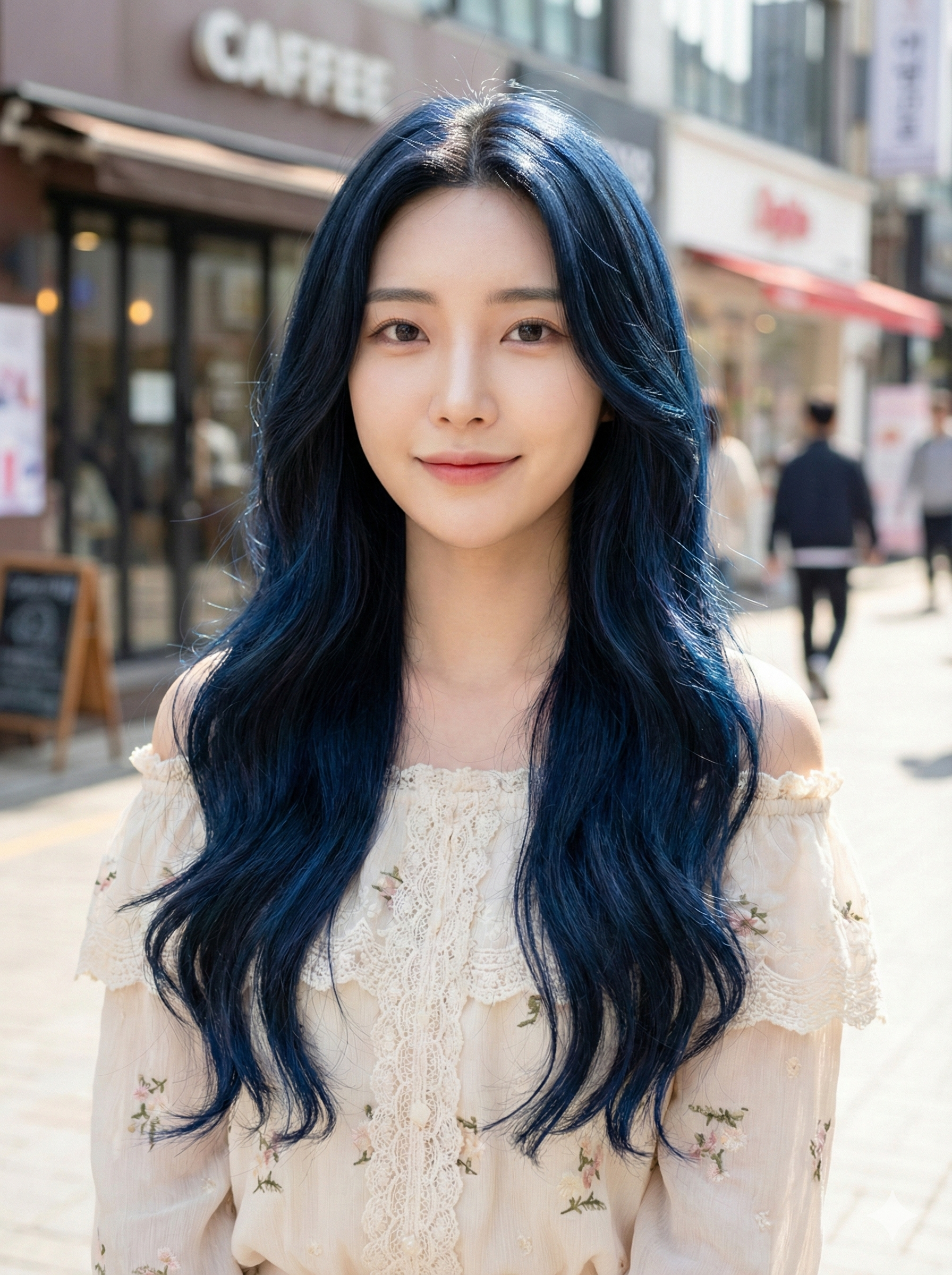 내추럴 웨이브 롱